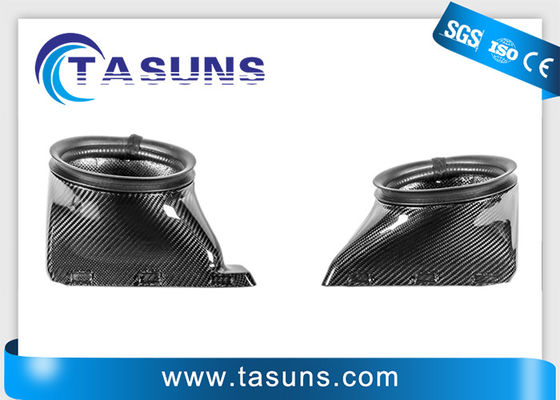 গুণ  CE Carbon Fiber Intake Front Bumper Intake Hole Air Duct Cover কারখানা